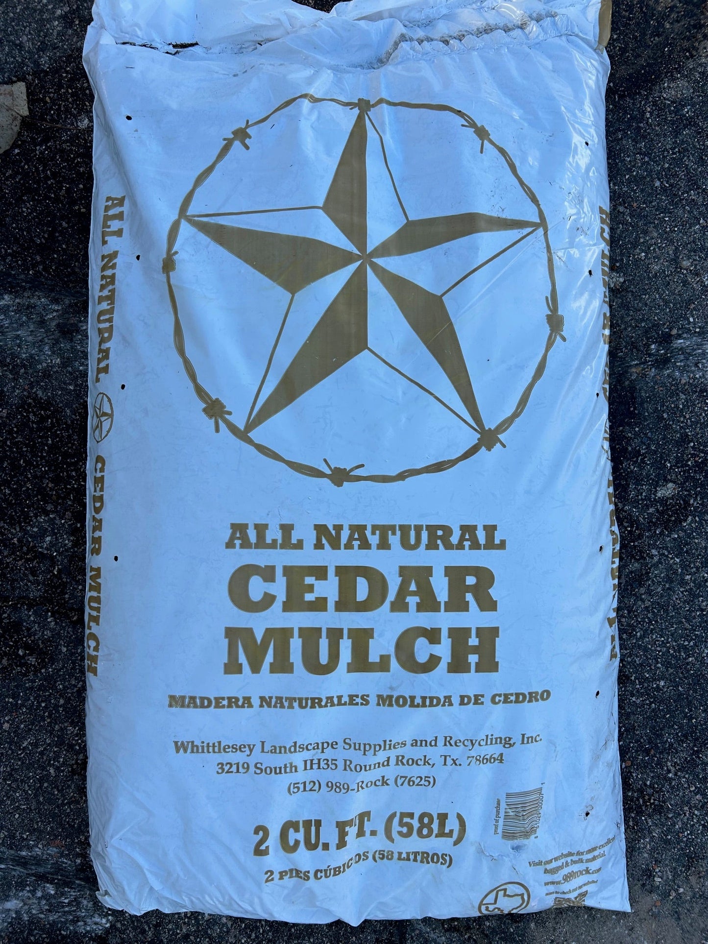 Bagged Cedar Mulch