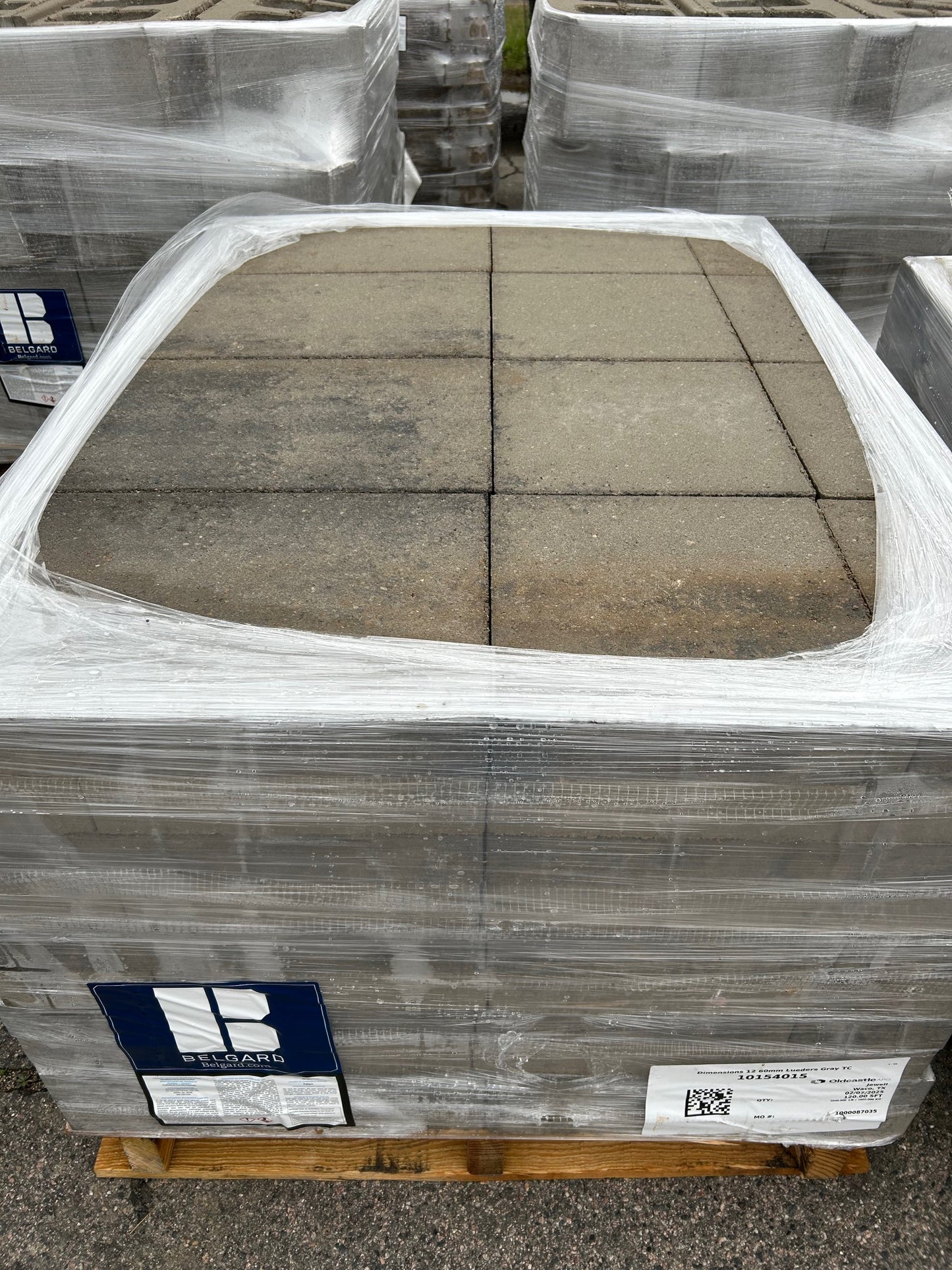 Paver Dimensions 12 Leuder's Gray
