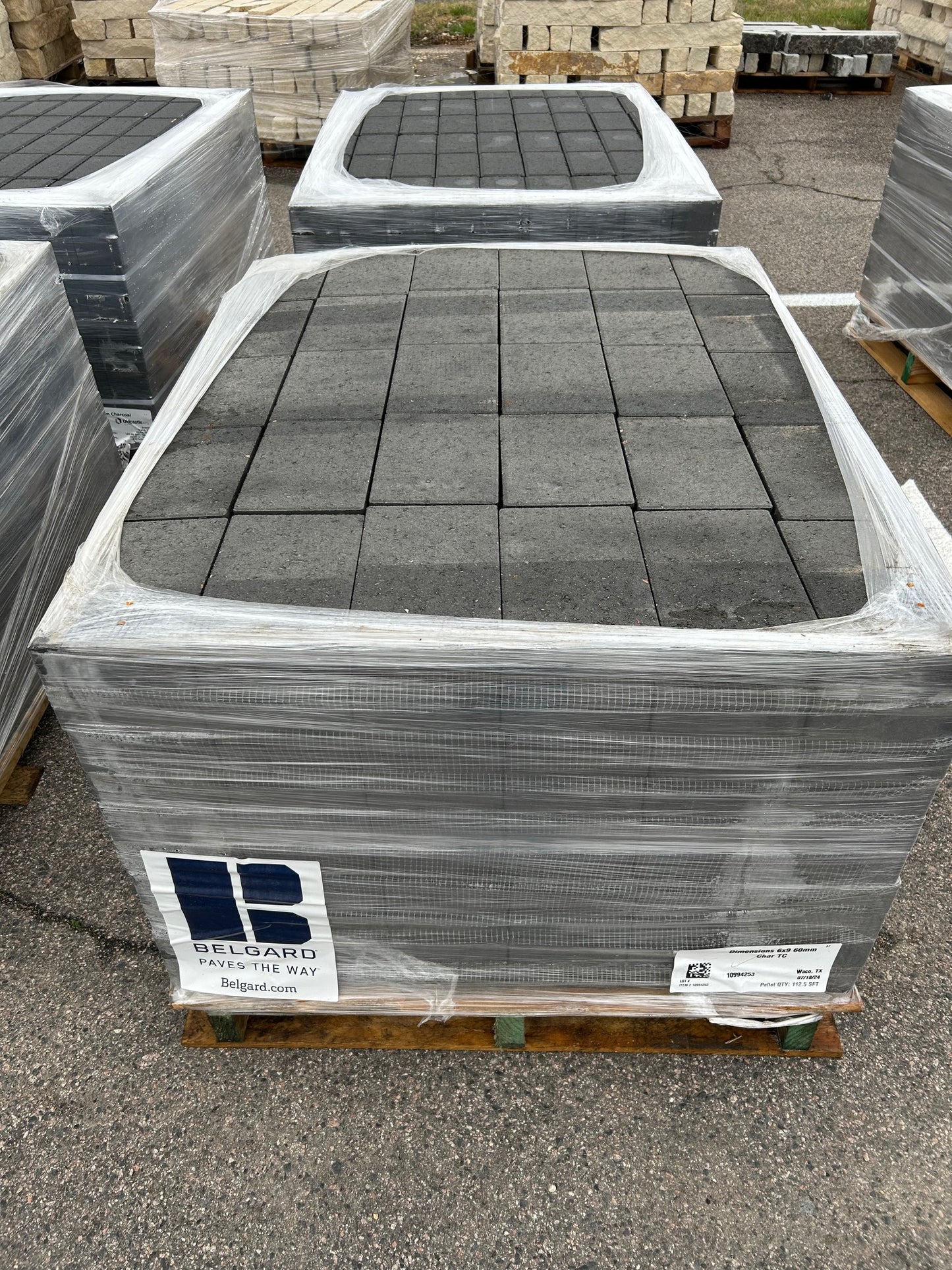Paver Dimensions 6x9 Accent Charcoal