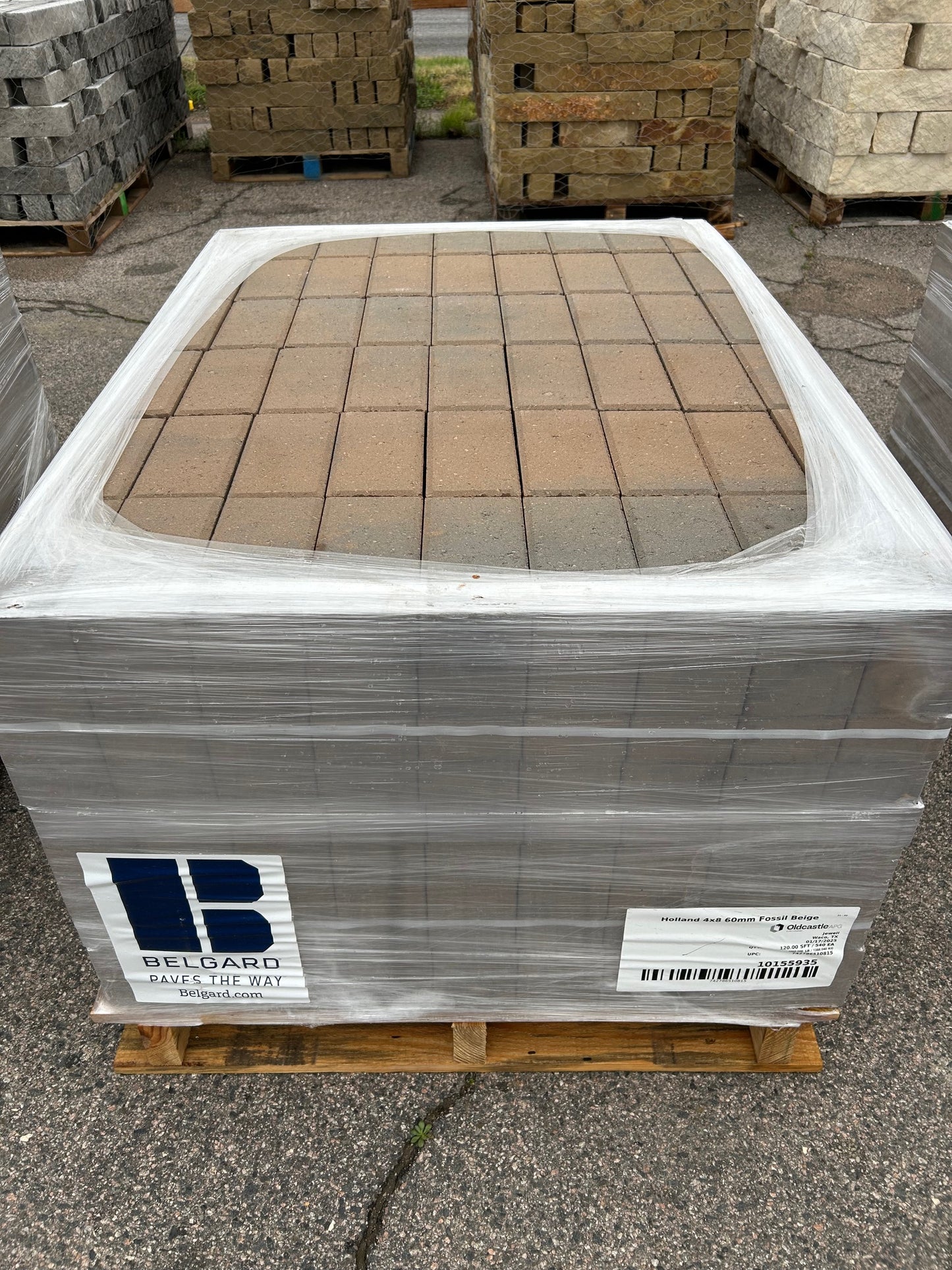 Paver Holland Stone Fossil Beige Pallet