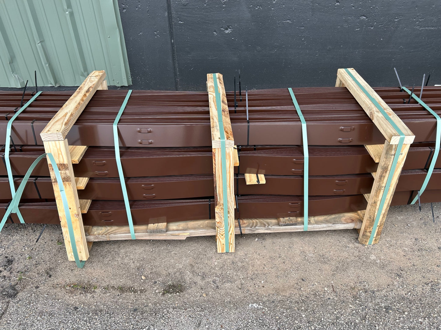 Metal Edging Brown