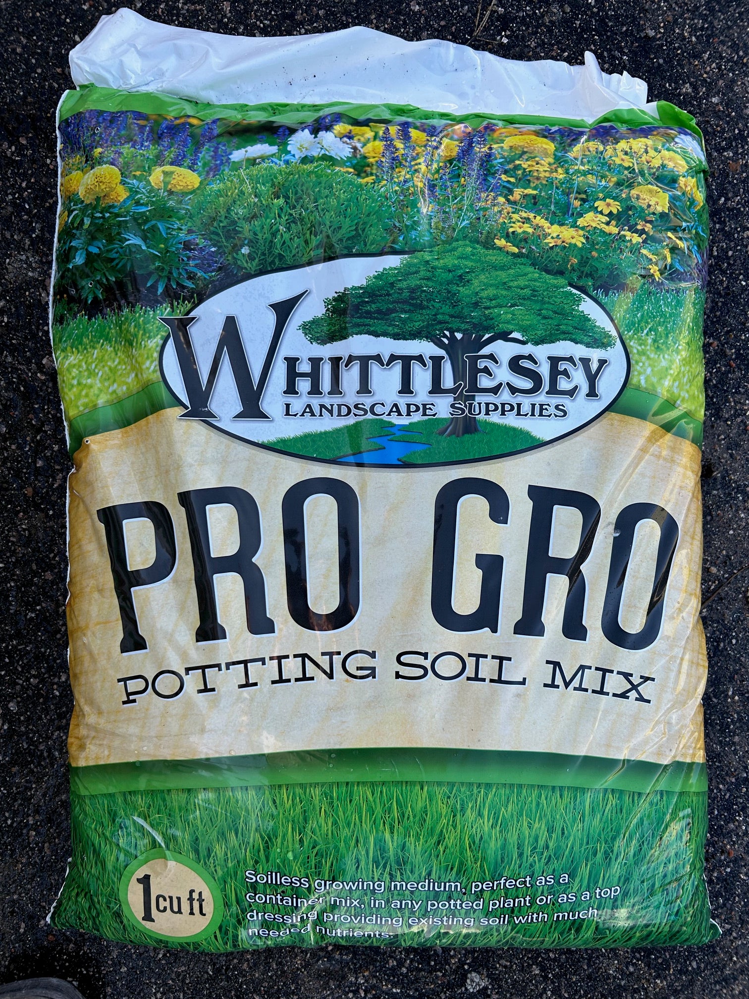 1 cu. ft. potting mix Bagged Pro Gro Potting Soil – 1 Cu. Ft