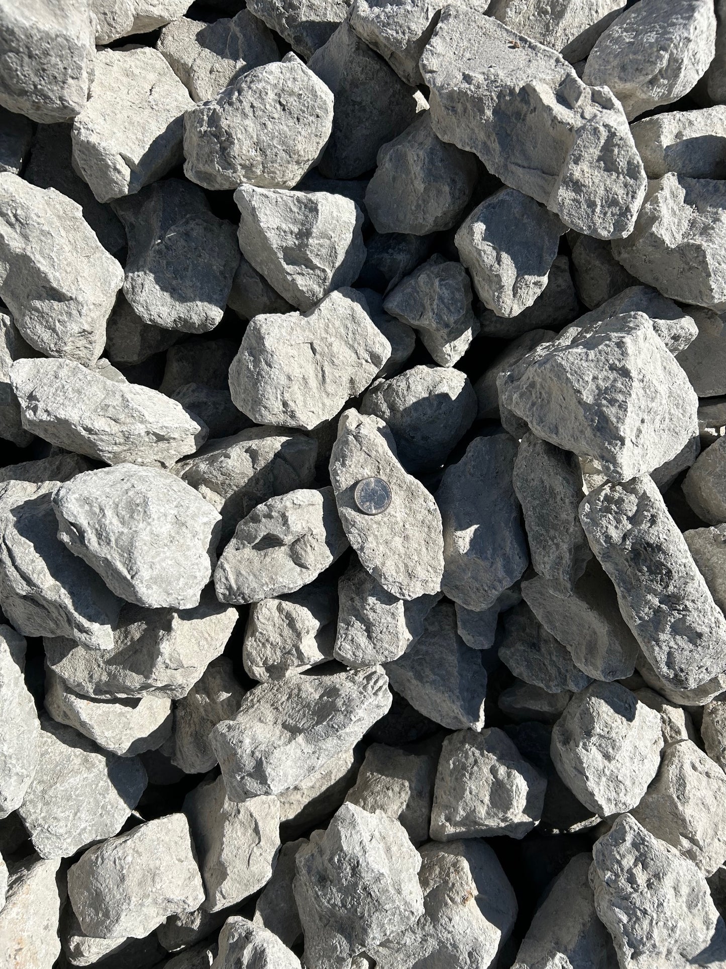 Limestone Rip-Rap 1/2 Yard