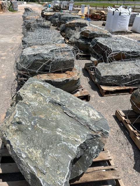 Black boulders 