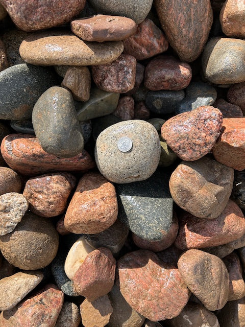 Rainbow Cobble 2-4" Half Yard