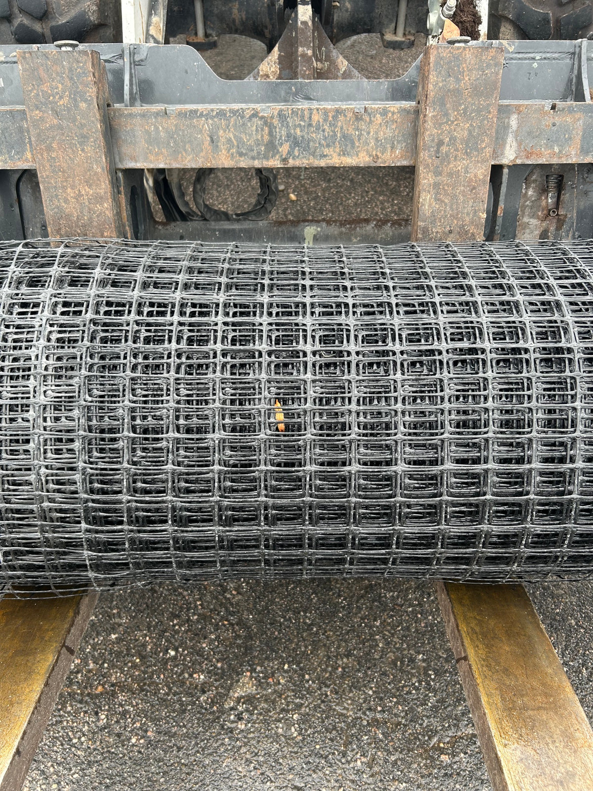 Geogrid roll