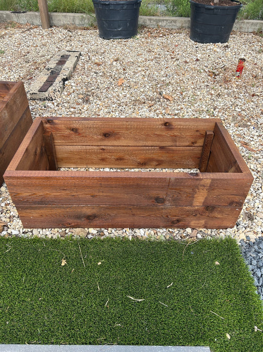 Raised Cedar Planter Box 2' x 4' KIT (Unassembled)